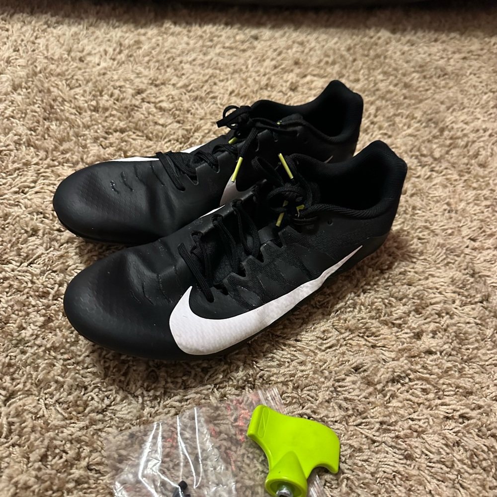 Track spikes , black, good condition only worn a few times.